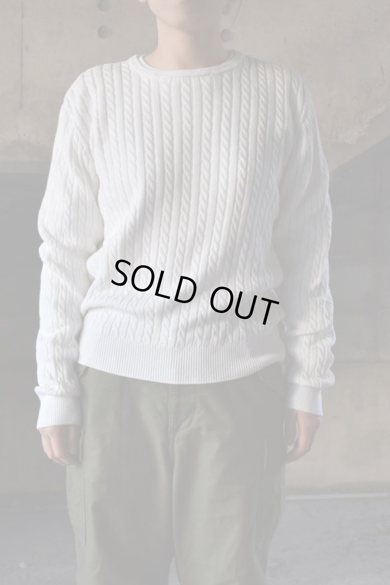 画像1: Brooks Brothers cotton knit sweater (1)