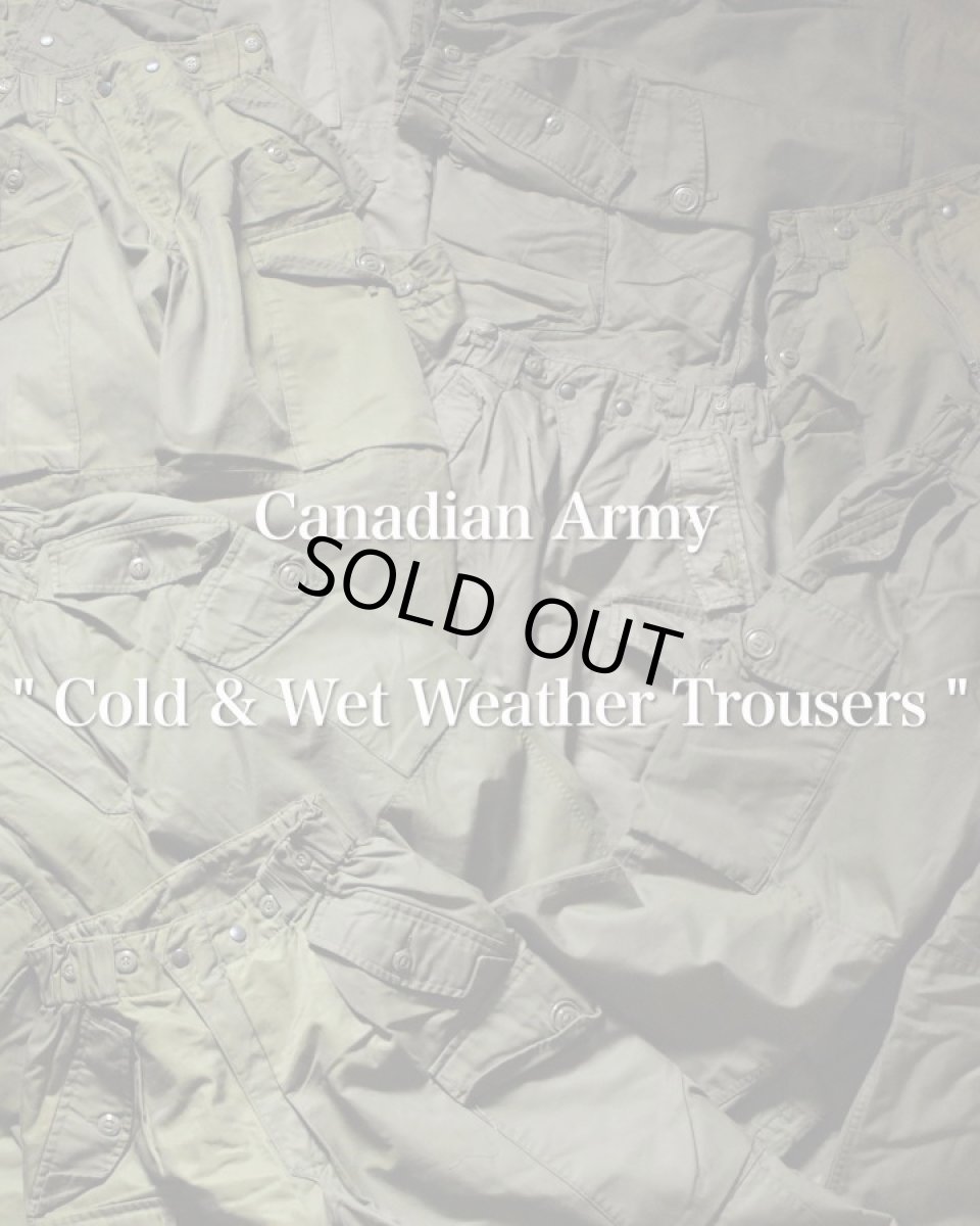 画像1: Royal Canadian Army Cold&Wet Weather Trousers (1)