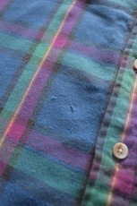 画像16: 80's Woolrich check flannel shirt (16)