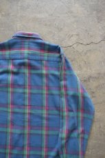 画像14: 80's Woolrich check flannel shirt (14)