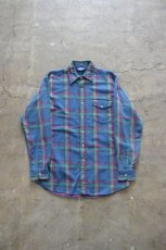 画像5: 80's Woolrich check flannel shirt (5)