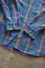 画像11: 80's Woolrich check flannel shirt (11)