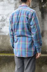画像3: 80's Woolrich check flannel shirt (3)