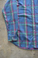 画像7: 80's Woolrich check flannel shirt (7)