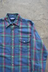 画像6: 80's Woolrich check flannel shirt (6)