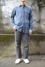 画像4: 80's Woolrich check flannel shirt (4)