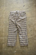 画像16: 70-80's broadcloth check pants (16)