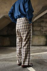 画像3: 70-80's broadcloth check pants (3)