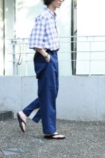 画像6: 〚TEXTURES〛 Inside Stripe Slacks - Navy × Reflector - (6)