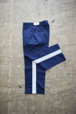 画像11: 〚TEXTURES〛 Inside Stripe Slacks - Navy × Reflector - (11)