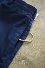 画像16: 〚TEXTURES〛 Inside Stripe Slacks - Navy × Reflector - (16)