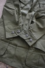 画像14: [DEADSTOCK] 70's US ARMY jungle fatigue jacket (14)