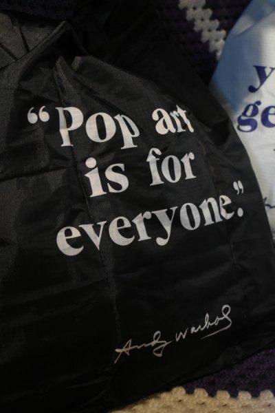 画像3: [NEW] Chronicle Books (クロニクルブックス) PACKABLE TOTE -ANDY WARHOL- [BANANA]