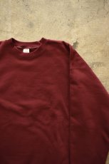 画像6: [NEW] Hanes crew neck sweat shirt -MAROON- (6)