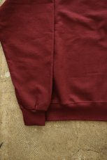 画像7: [NEW] Hanes crew neck sweat shirt -MAROON- (7)