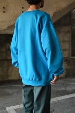 画像3: [NEW] Hanes crew neck sweat shirt -TEAL- (3)