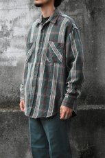 画像2: 90's ST JOHN'S BAY check flannel shirt (2)