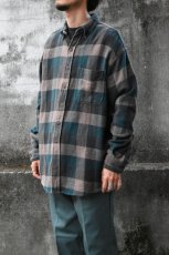 画像2: 90's ST JOHN'S BAY check flannel shirt (2)