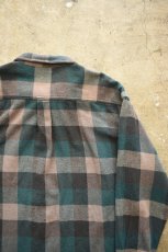 画像16: 90's ST JOHN'S BAY check flannel shirt (16)