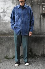 画像4: 90's ST JOHN'S BAY check flannel shirt (4)