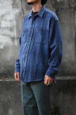 画像2: 90's ST JOHN'S BAY check flannel shirt (2)