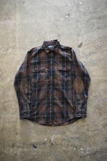 画像5: Ralph Lauren check flannel shirt [elbow patch] (5)