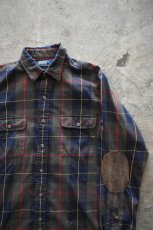 画像6: Ralph Lauren check flannel shirt [elbow patch] (6)