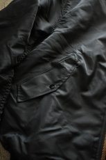 画像13: [DEADSTOCK] 90's CONCORD by ALPHA INDUSTRIES MA-1 flight jacket -BLACK/ORANGE- (13)