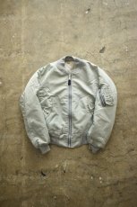 画像6: [DEADSTOCK] 90's CONCORD by ALPHA INDUSTRIES MA-1 flight jacket -SILVER/GRAY- (6)