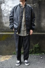 画像5: [DEADSTOCK] 90's CONCORD by ALPHA INDUSTRIES MA-1 flight jacket -BLACK/ORANGE- (5)