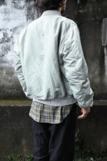 画像4: [DEADSTOCK] 90's CONCORD by ALPHA INDUSTRIES MA-1 flight jacket -SILVER/GRAY- (4)