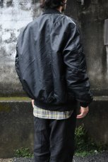 画像4: [DEADSTOCK] 90's CONCORD by ALPHA INDUSTRIES MA-1 flight jacket -BLACK/ORANGE- (4)