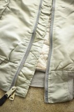 画像16: [DEADSTOCK] 90's CONCORD by ALPHA INDUSTRIES MA-1 flight jacket -SILVER/GRAY- (16)