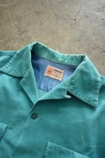 画像4: 40's TOWNCRAFT corduroy open collar shirt (4)