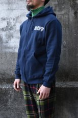 画像17: [NEW] SOFFE U.S.NAVY zip hoodie (17)