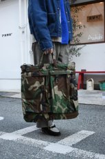 画像13: [DEADSTOCK] FIRE FORCE TACTICAL GEAR Aviator Flyers Helmet Bag -WOODLAND CAMO- (13)