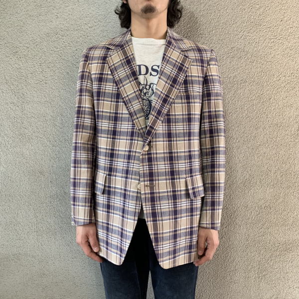 【i_am】tartan check tailored vest